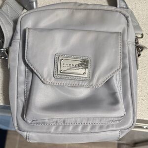 Laundry By Shelli Segal Silver Crossbody Bag